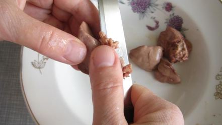 Рецепт паштета из куриной печени с клюквенным желе