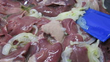 Рецепт паштета из куриной печени с коньяком и гранатовым желе