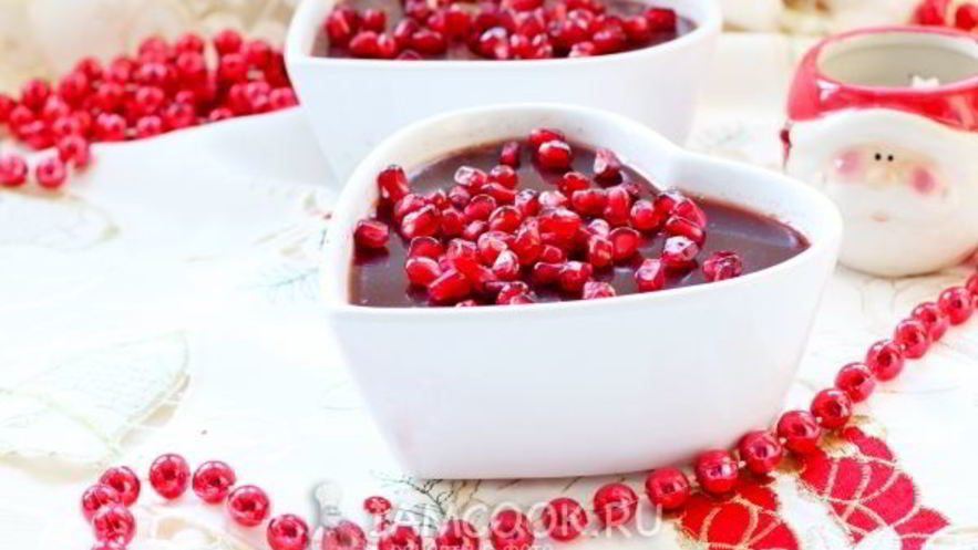 Рецепт паштета из куриной печени в гранатовом желе