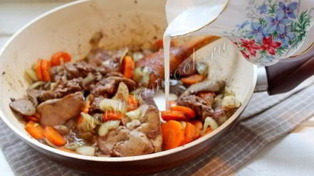 Рецепт паштета из куриной печени в гранатовом желе