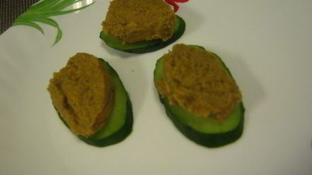 Рецепт паштета из нута и овощей