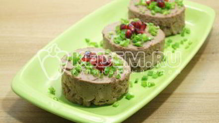 Рецепт паштета из печени новогодний