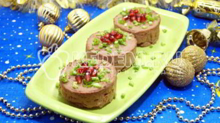 Рецепт паштета из печени новогодний