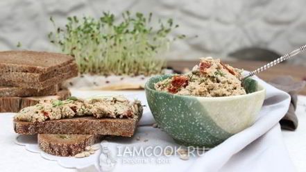 Рецепт паштета из семян подсолнуха