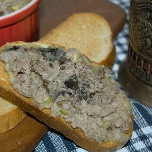 Рецепт Паштета из утки с черносливом