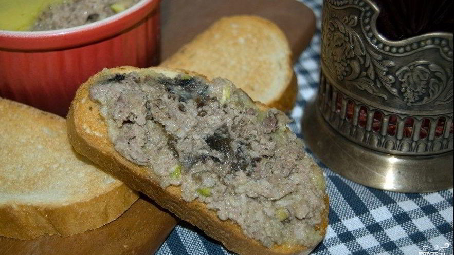 Рецепт паштета из утки с черносливом