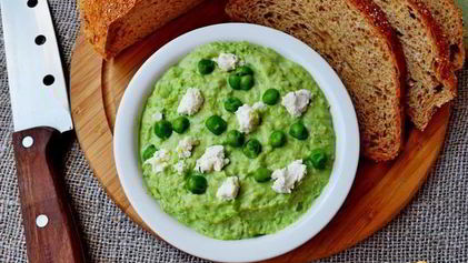 Рецепт Паштета из зеленого горошка
