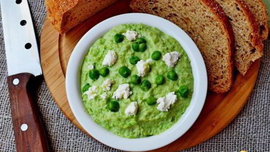 Рецепт паштета из зеленого горошка