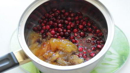 Рецепт паштета куриного со сливово-клюквенным желе