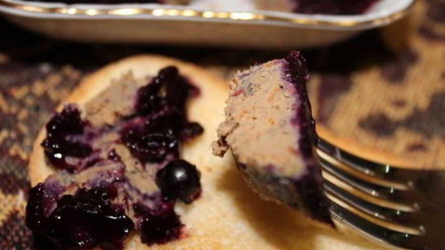 Рецепт паштета с черносмородиновым желе