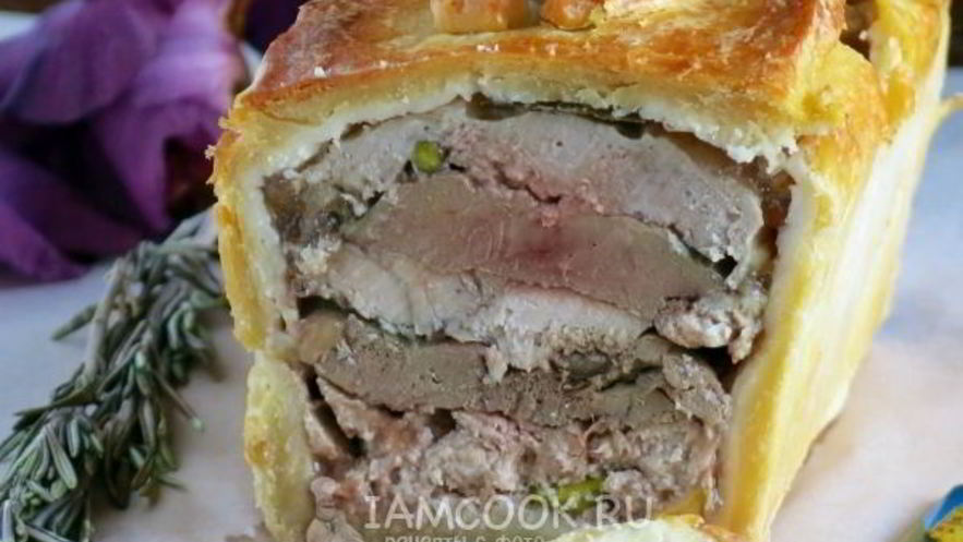 Рецепт паштета в тесте