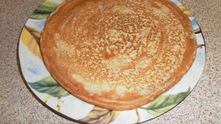 Рецепт блинного печеночного торта