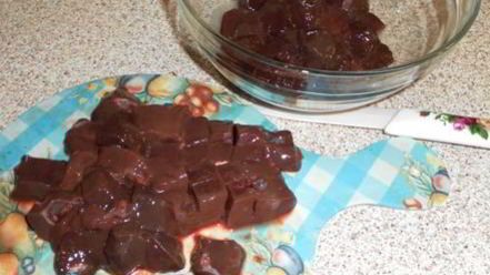 Рецепт блинного печеночного торта