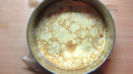 Рецепт печеночного блинного торта