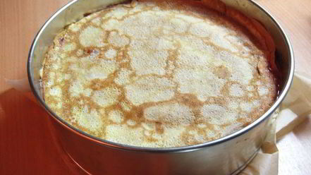 Рецепт печеночного блинного торта