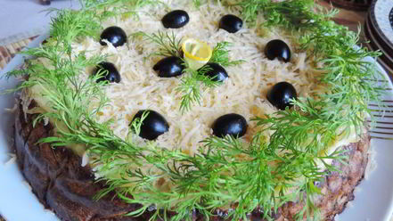 Рецепт печеночного торта из духовки