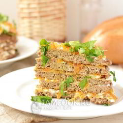 Рецепт Печеночного торта из куриной печени