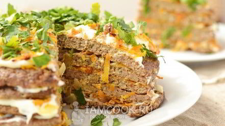 Рецепт печеночного торта из куриной печени