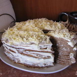 Рецепт Печеночного торта Нежность