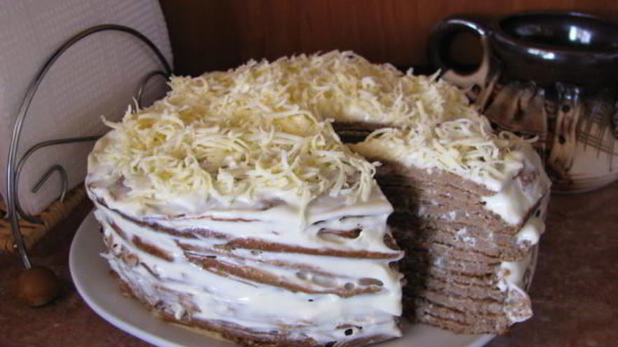 Рецепт печеночного торта нежность