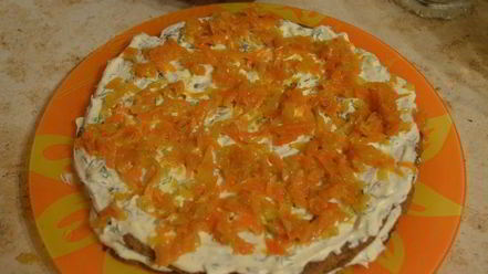 Рецепт печеночного торта освежающего