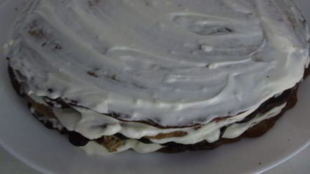 Рецепт печеночного торта с гречневой мукой