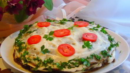 Рецепт печеночного торта с гречневой мукой