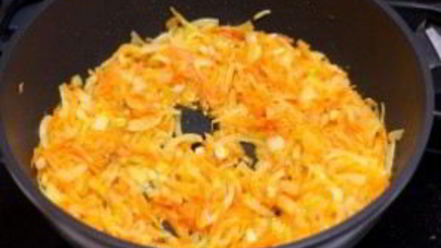 Рецепт печеночного торта с морковью