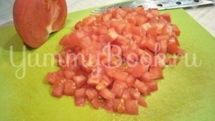 Рецепт печеночного торта с зеленью и помидорами