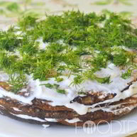 Рецепт Печеночного торта со сметаной