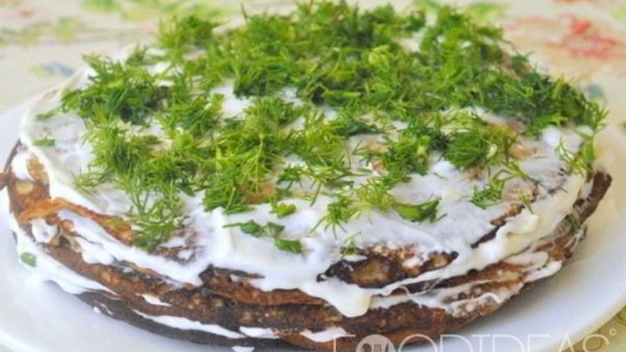 Рецепт печеночного торта со сметаной