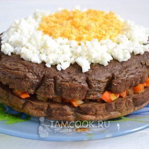 Рецепт Печеночного торта в мультиварке