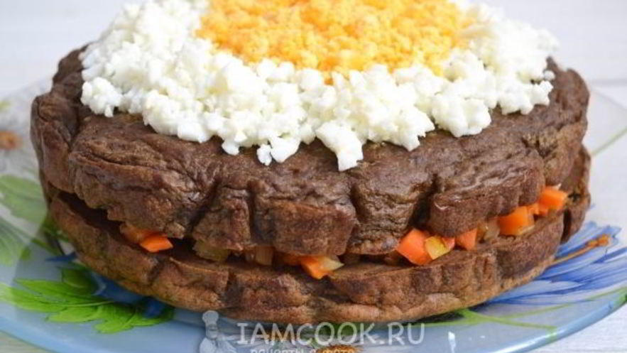 Рецепт печеночного торта в мультиварке