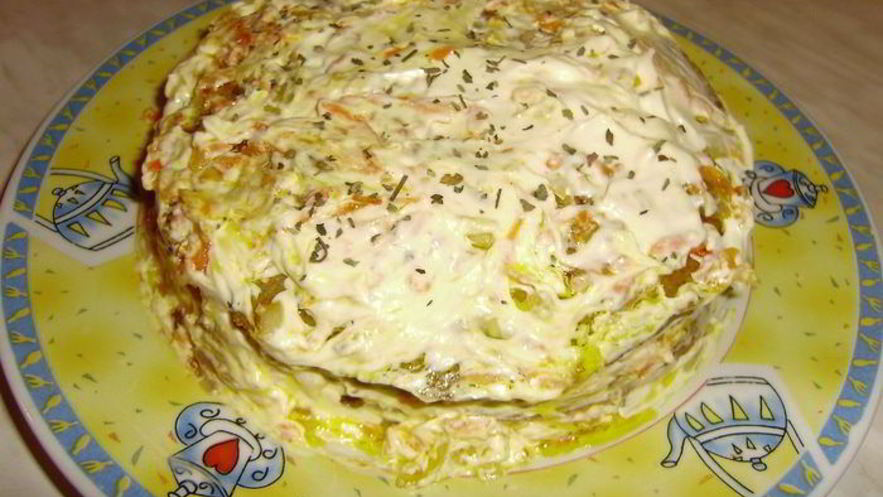 Рецепт печеночного тортика