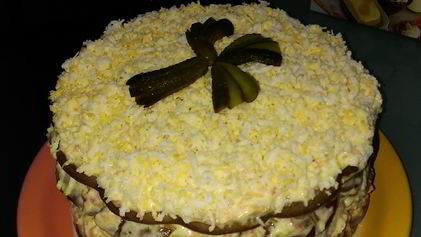 Рецепт Печеного печеночного торта