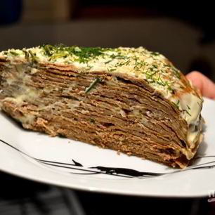 Рецепт Простого печеночного торта