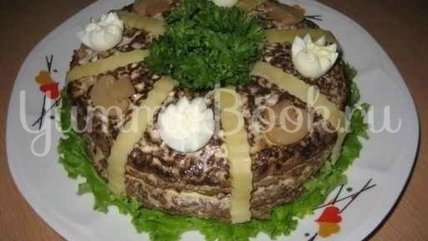 Рецепт торта из говяжьей печени