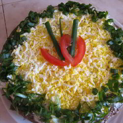 Рецепт Торта из куриной печени Летний