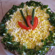 Рецепт Торта из куриной печени Летний