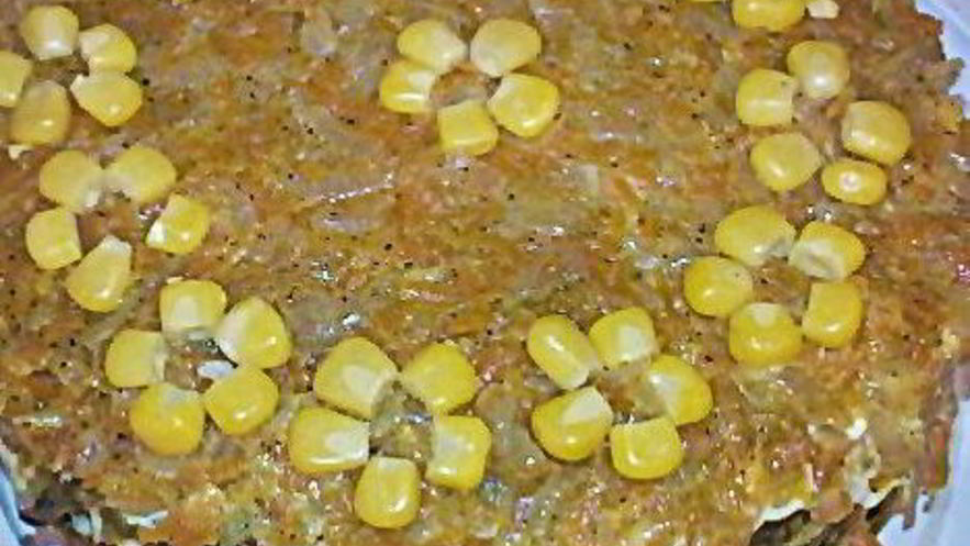 Рецепт торта из печени с рисом