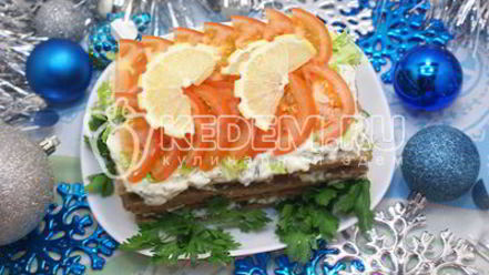 Рецепт тортика печеночного