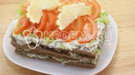 Рецепт тортика печеночного