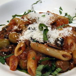 Рецепт Пенне с баклажановым соусом