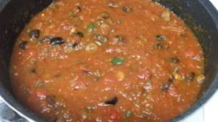 Рецепт пенне с баклажановым соусом