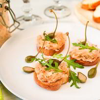 Рецепт Рийета из копченого лосося