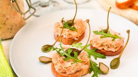 Рецепт рийета из копченого лосося