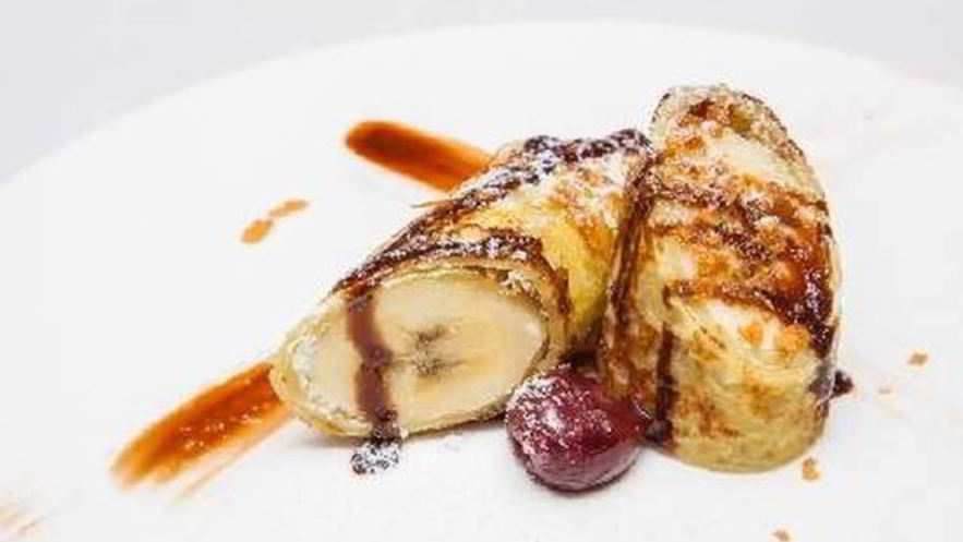 Рецепт банановых роллов