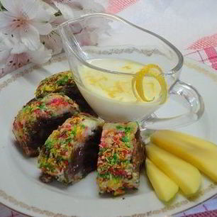 Рецепт Десертных роллов Тропикана