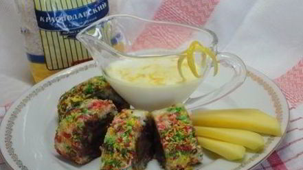 Рецепт десертных роллов тропикана