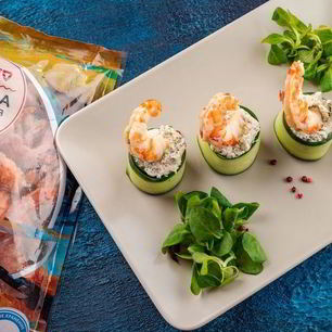 Рецепт Огуречных роллов с креветками